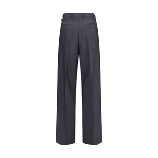 Miu Miu Gray Wool Oves Aries Dress Pants