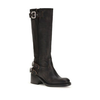Chloé Black Calf Leather Bos Taurus Ankle Boots