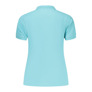 Norway 1963 Azzurro Cotton Womens Polo