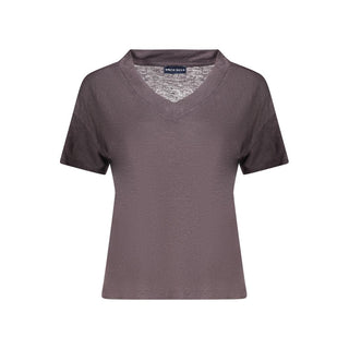 North Sails Gray Viscose Women T-Shirt