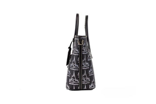 Dooney & Bourke Black Walt Disney World 50th Anniversary Leather Tote Bag