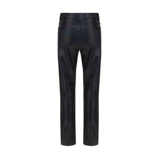 L'Agence Black Leather Pants