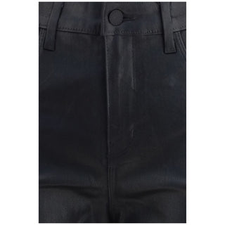 L'Agence Black Leather Pants