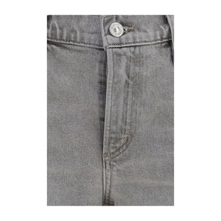 Citizens of Humanity Gray Cotton Straight-Leg Jeans
