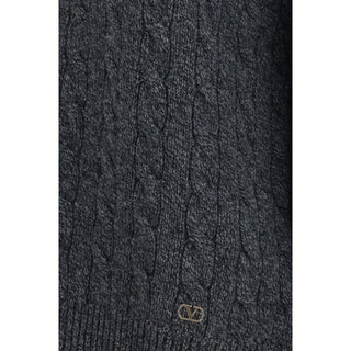 Valentino Garavani Gray Wool Oves Aries Sweatshirt