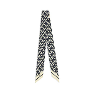 Valentino Garavani Blue Silk Scarf
