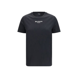 Balmain Black Cotton T-Shirt