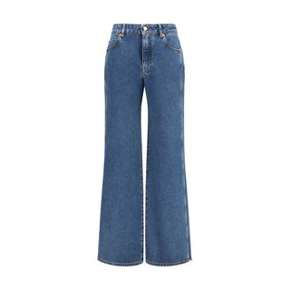 Balmain Blue Cotton Jeans Denim