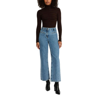 Morgan De Toi Brown Viscose Turtleneck