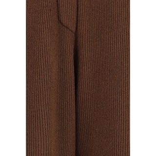 Brunello Cucinelli Brown Cashmere Casual Pants