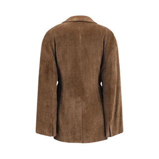 Brunello Cucinelli Brown Viscose Full-Length Jacket