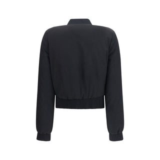 Alexander McQueen Black Polyester Bomber