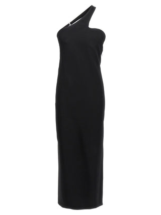 Sportmax Black Viscose Long Dress