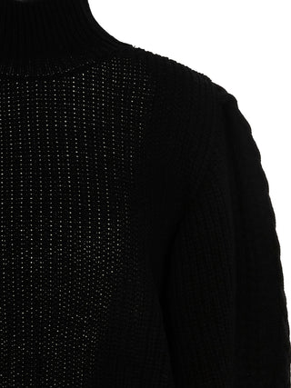 MIXIK Black Wool Cardigan