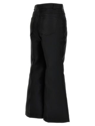 Giambattista Valli Black Polyester Flared Pants