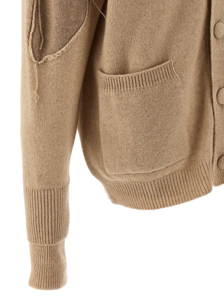 RAMAEL Beige Cashmere Cardigan