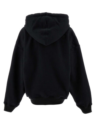 Off-White Black Cotton Hoodie