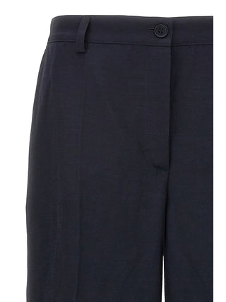 P.A.R.O.S.H. Blue Viscose Casual Pants