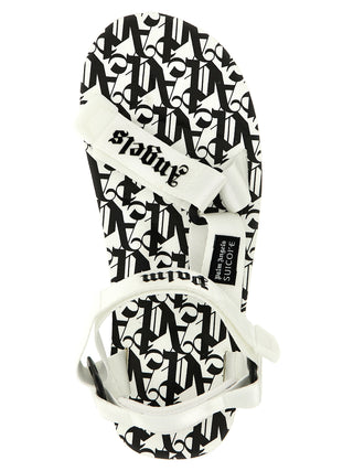 Palm Angels Bicolor Polyester Flat Sandals