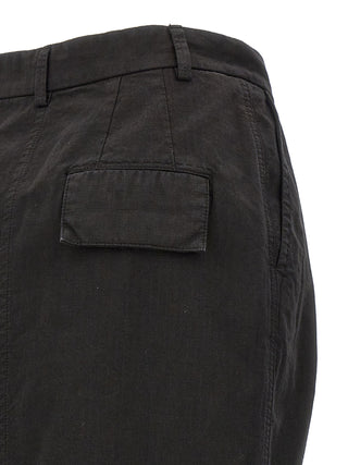 Armarium Black Cotton Mini Skirt