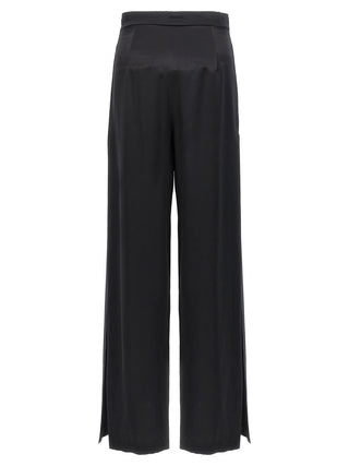 Max Mara Black Silk Casual Pants
