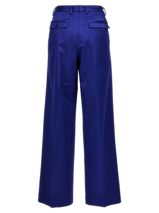 CELLAR DOOR Blue Cotton Casual Pants