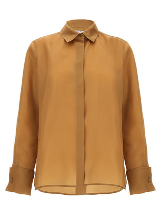Max Mara Beige Silk Blouse