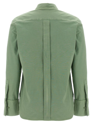 Max Mara Bicolor Cotton Blouse