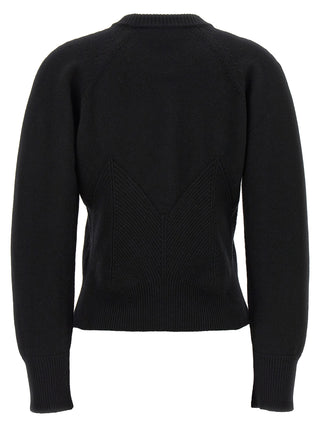 Alexander McQueen Black Wool Cardigan