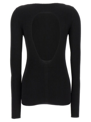 Rick Owens Black Wool Cardigan