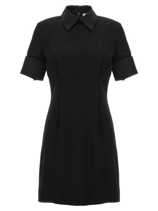 Sportmax Black Viscose Short Dress