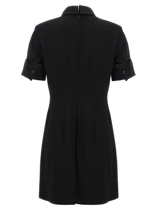 Sportmax Black Viscose Short Dress