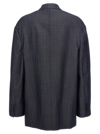 Etro Blue Wool Blazer
