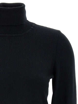 ANTONINO VALENTI Black Merino Wool Cardigan