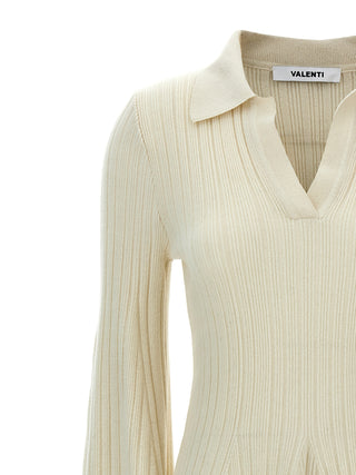 ANTONINO VALENTI White Cashmere Short Dress