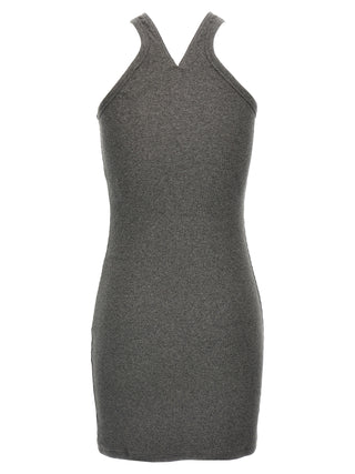 Courrèges Gray Cotton Short Dress