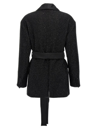 Max Mara Black Viscose Blazer