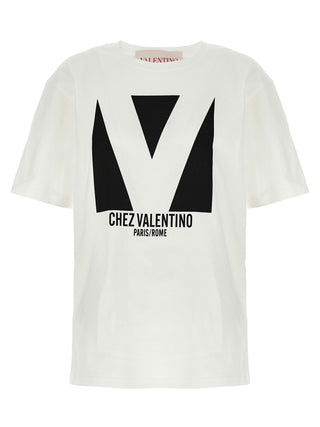 Valentino Garavani White Cotton T-Shirt
