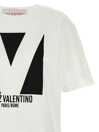 Valentino Garavani White Cotton T-Shirt