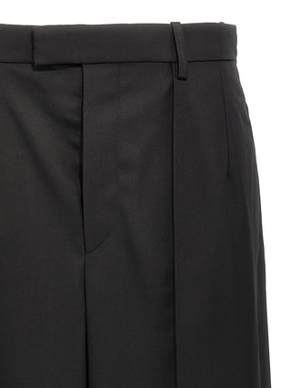 Wardrobe.Nyc Black Wool Casual Pants