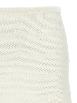 Tom Ford White Cotton Long Skirt