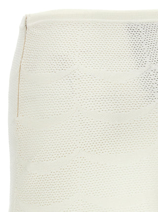 Tom Ford White Cotton Long Skirt