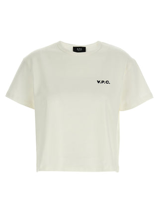 A.P.C. White Cotton T-Shirt
