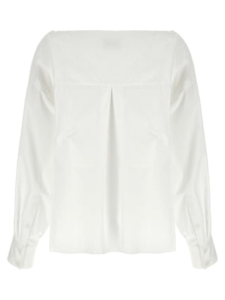 Khaite White Cotton Blouse