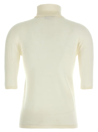 Max Mara White Virgin Wool Cardigan