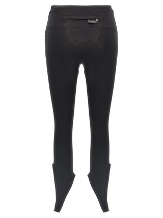 Courrèges Black Polyamide Leggings