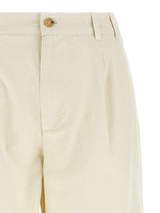 A.P.C. Beige Cotton Casual Pants