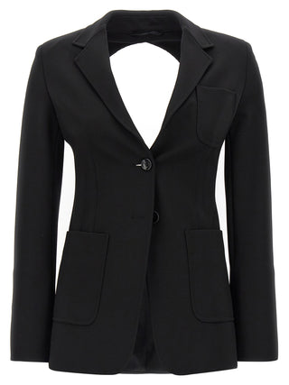 Max Mara Black Viscose Blazer