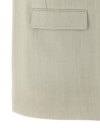 Golden Goose Beige Virgin Wool Sleeveless Jacket