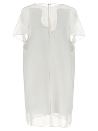 Khaite White Polyester Short Dress